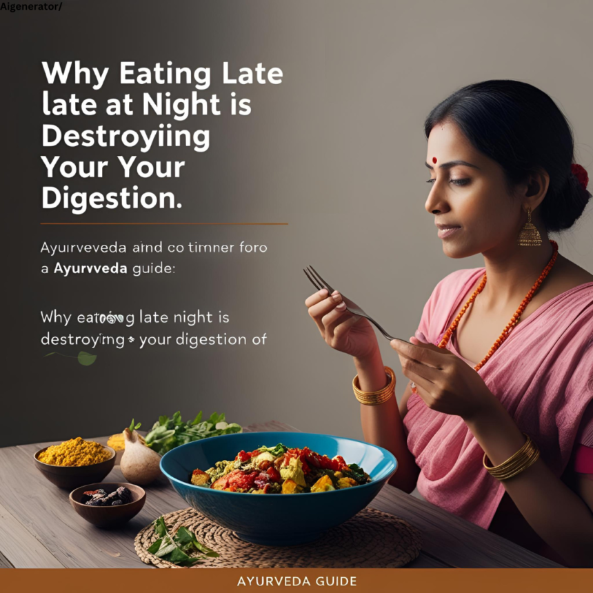 Why Eating Late at Night is Destroying Your Digestion (Ayurveda Guide)